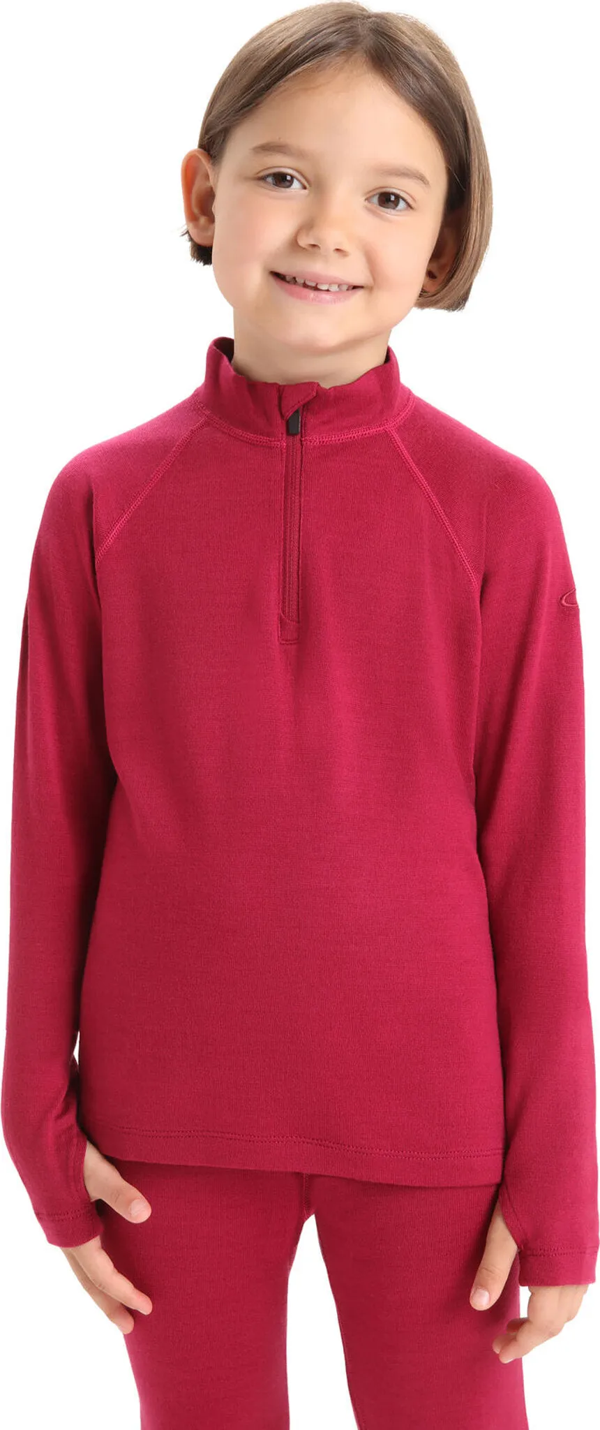 260 Tech Long Sleeve Half Zip Top Baselayer - Kids|-|Haut couche de base à manches longues et demi-glissière 260 Tech - Enfant