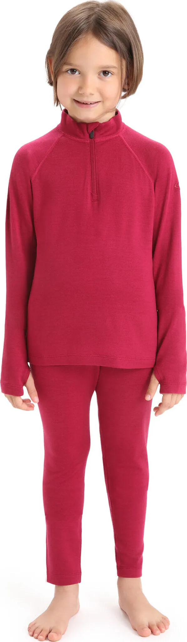 260 Tech Long Sleeve Half Zip Top Baselayer - Kids|-|Haut couche de base à manches longues et demi-glissière 260 Tech - Enfant