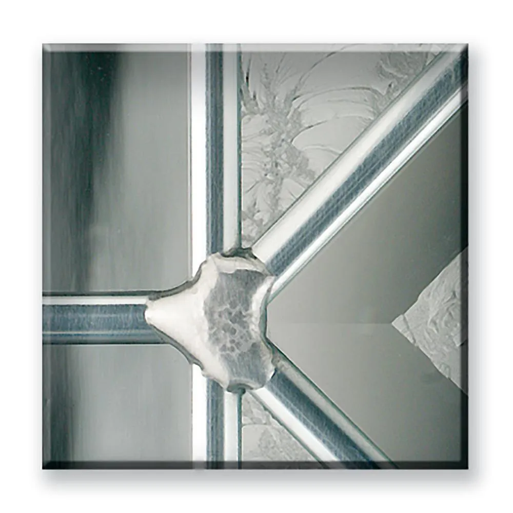 36 in. x 80 in. 3/4 Oval Lite Blakely Primed Steel Prehung Left-Hand Inswing Front Door