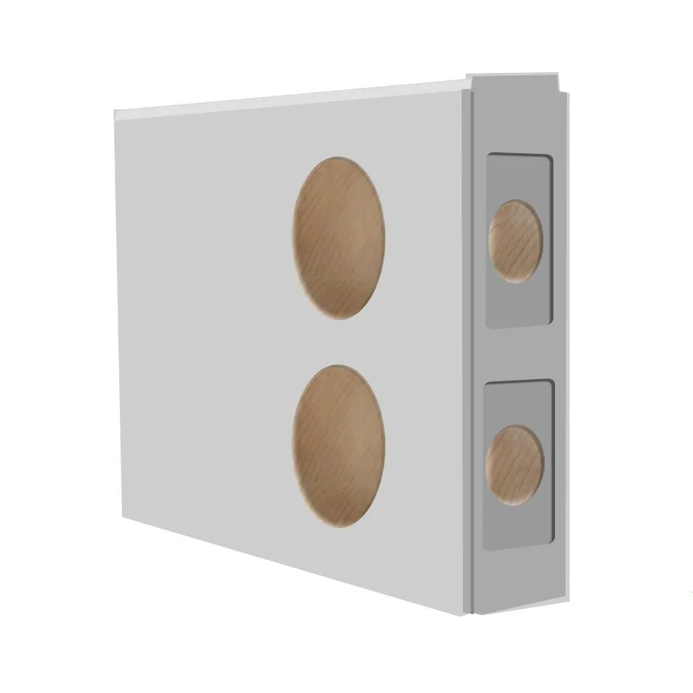 36 in. x 80 in. 3/4 Oval Lite Blakely Primed Steel Prehung Left-Hand Inswing Front Door
