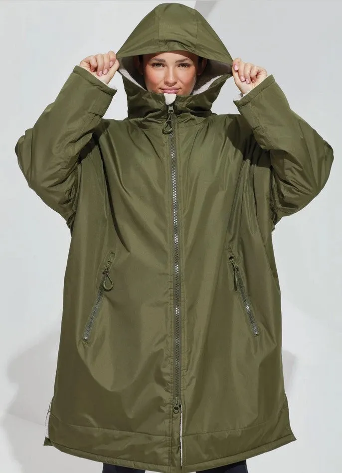 Adult TriDri Insulated ¾ Length All-Weather Robe Dry Robe {TR800}