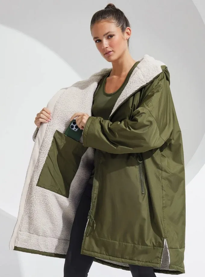 Adult TriDri Insulated ¾ Length All-Weather Robe Dry Robe {TR800}