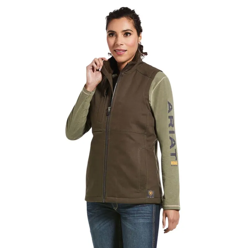 Ariat Womens Rebar DuraCanvas Insulated Gilet