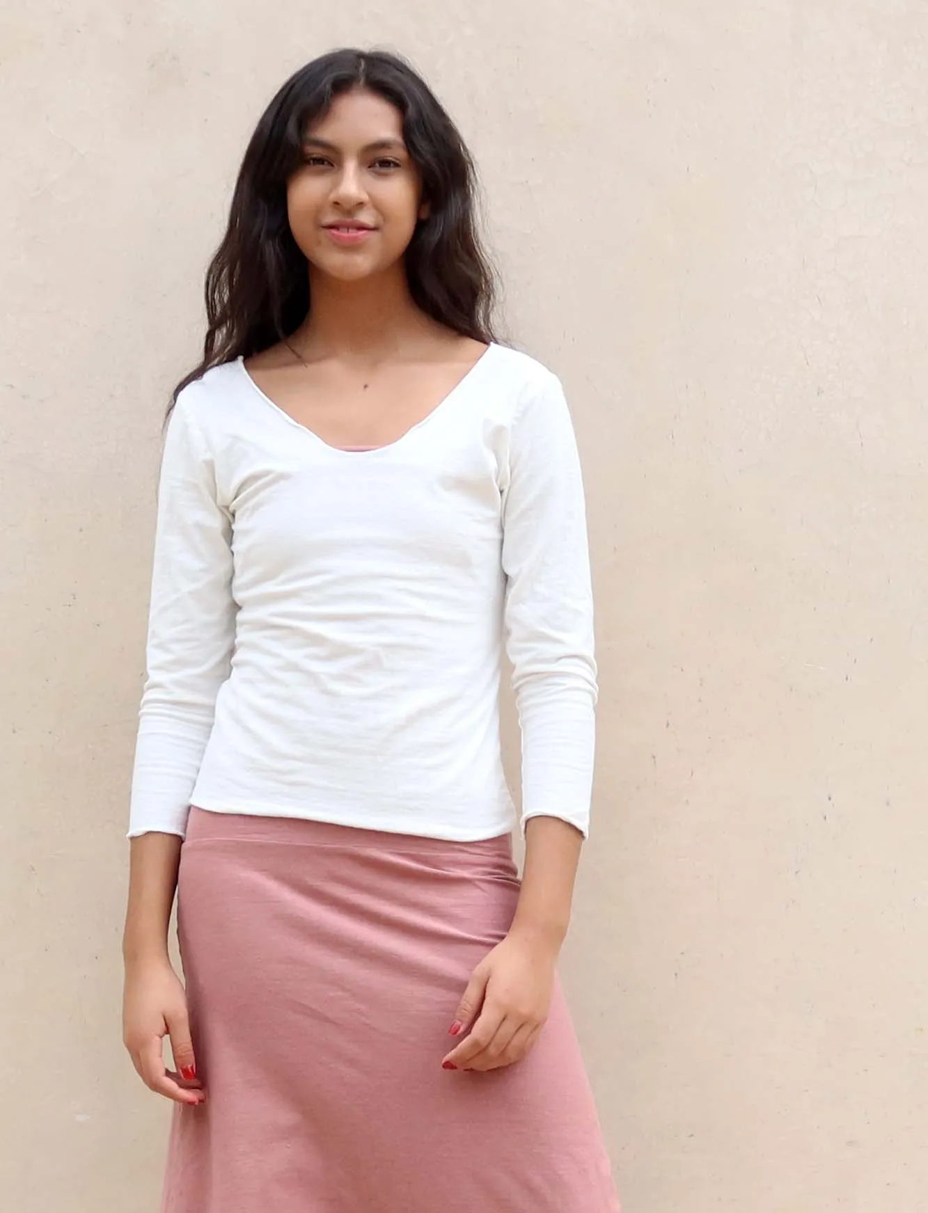 Ballerina Simplicity Cropped Shirt