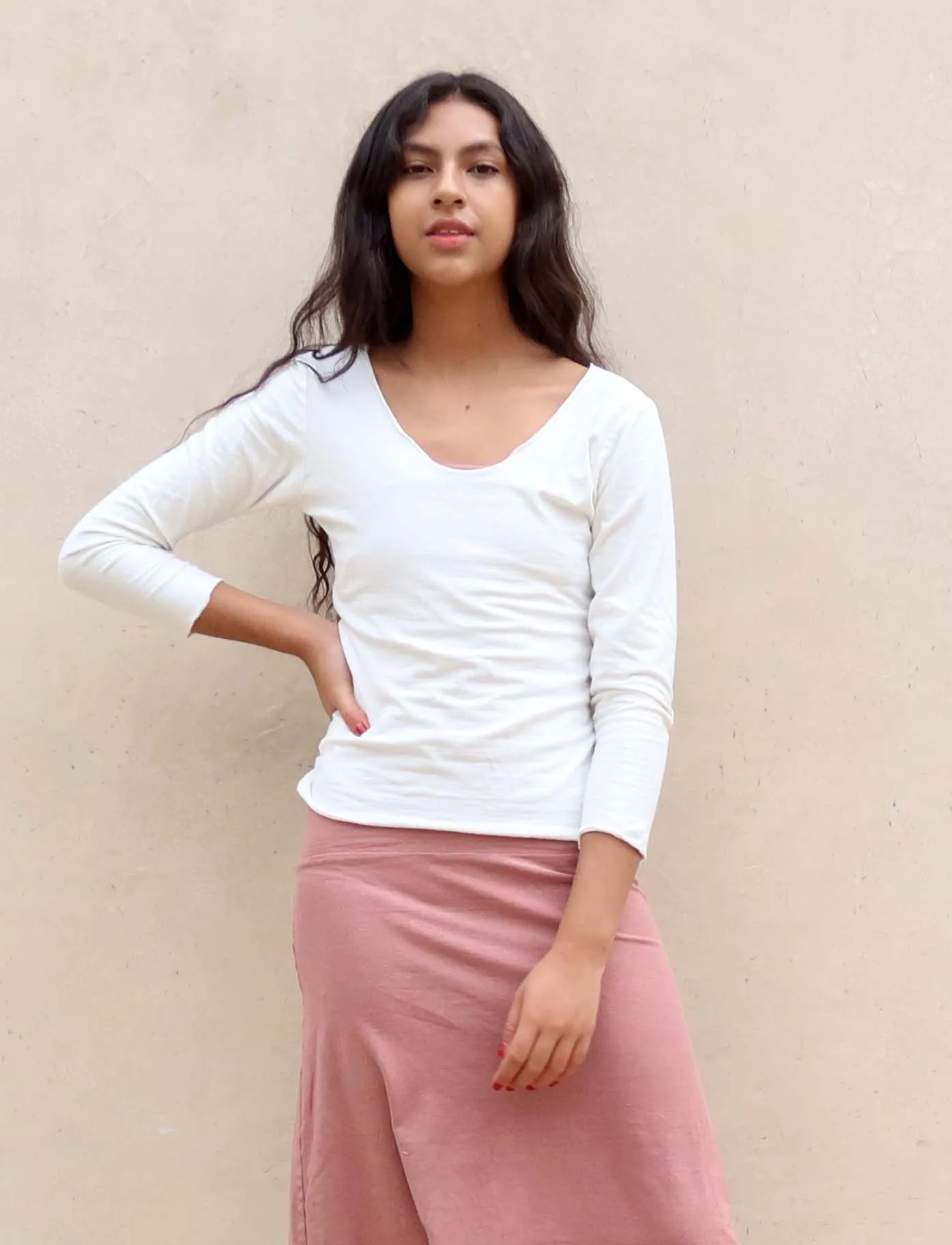 Ballerina Simplicity Cropped Shirt