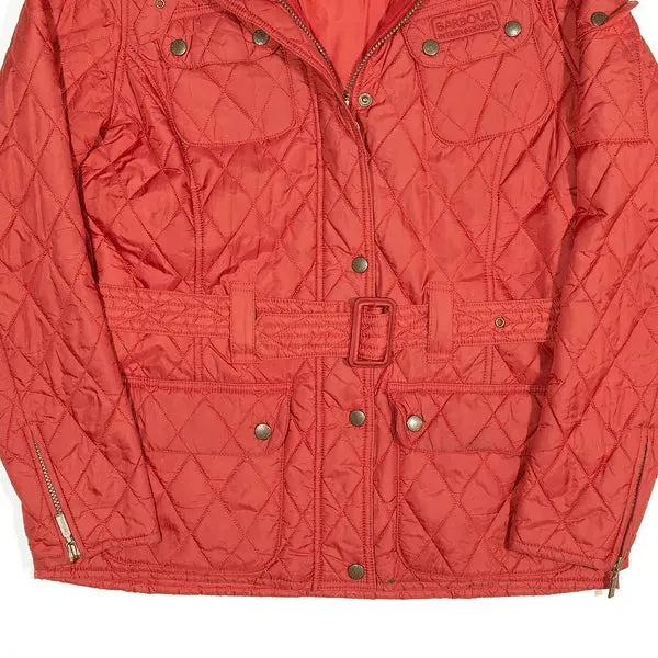 BARBOUR International Flyweight Insulated Jacket Red Quilted Womens S