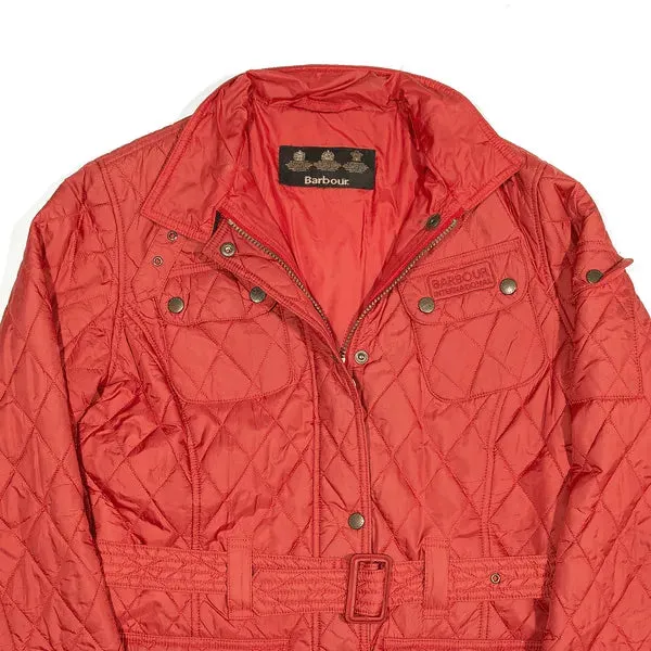 BARBOUR International Flyweight Insulated Jacket Red Quilted Womens S