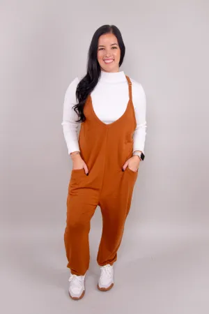 Becky Overalls-Camel