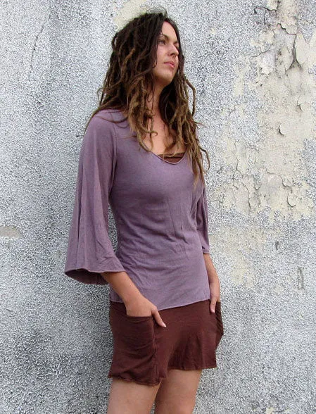 Bell Sleeve Slip Simplicity Shirt