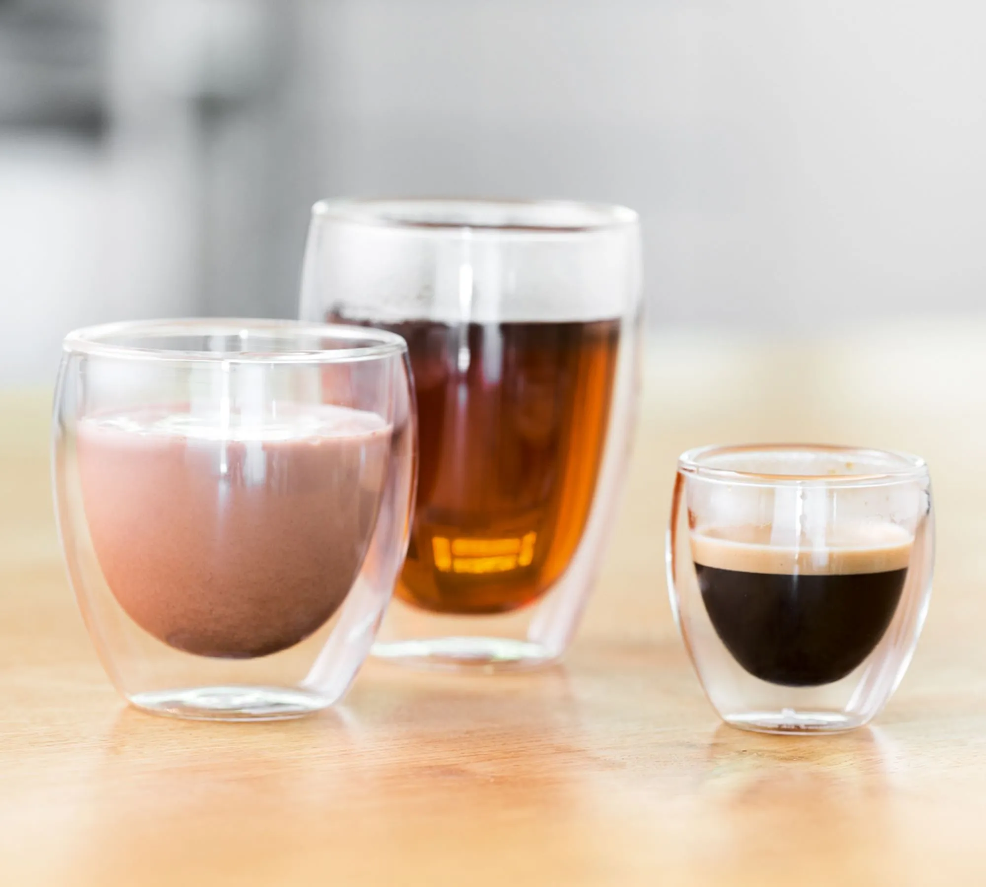 Bodum Pavina Double Walled Espresso Cup Drinking Glasses - 2.5oz. – Set of 2