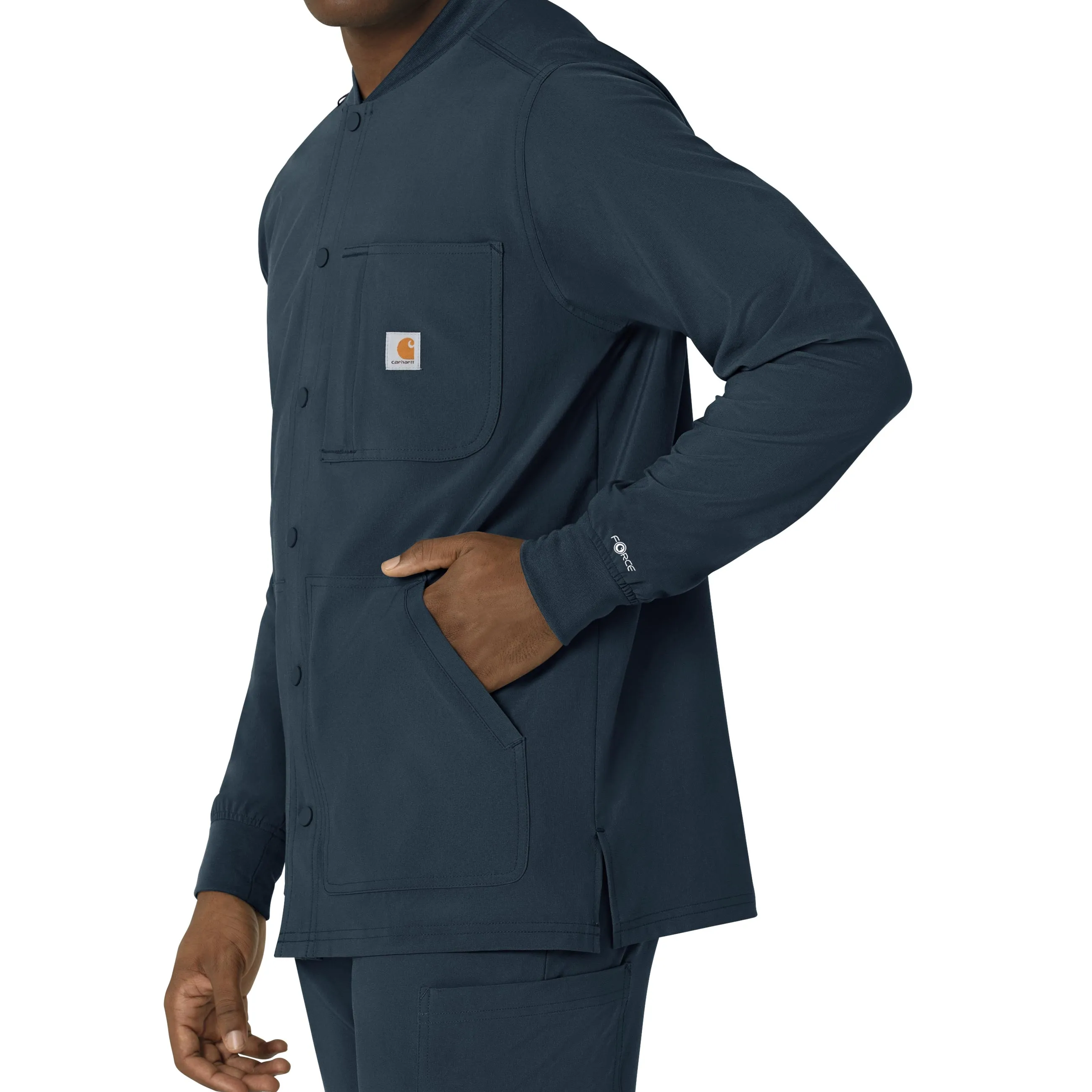 Carhartt Force Cross-Flex Men's Shirt Jacket - Navy