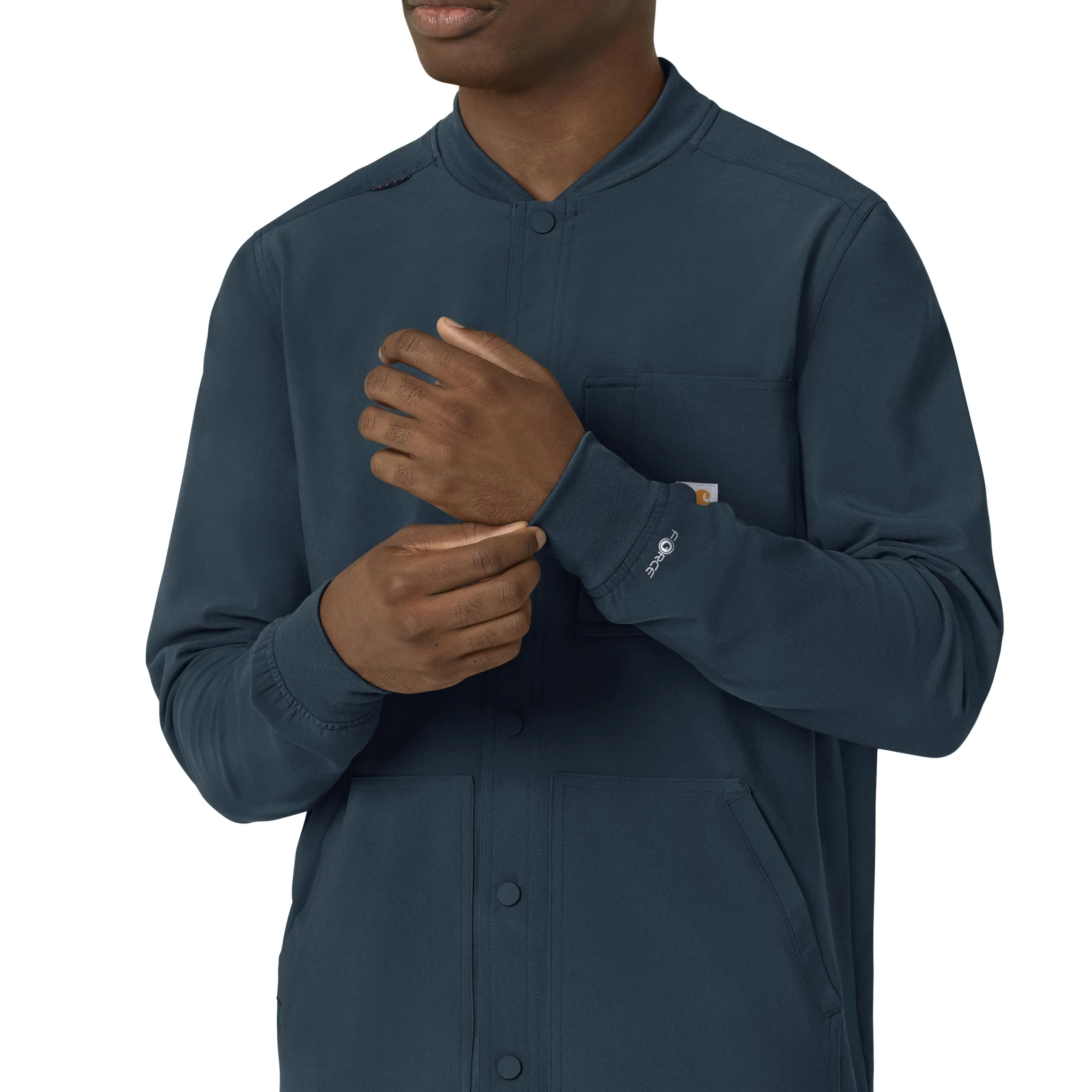 Carhartt Force Cross-Flex Men's Shirt Jacket - Navy