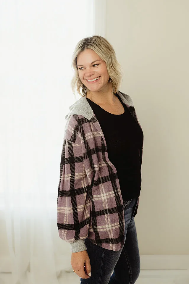 Checkered Hoodie Jacket