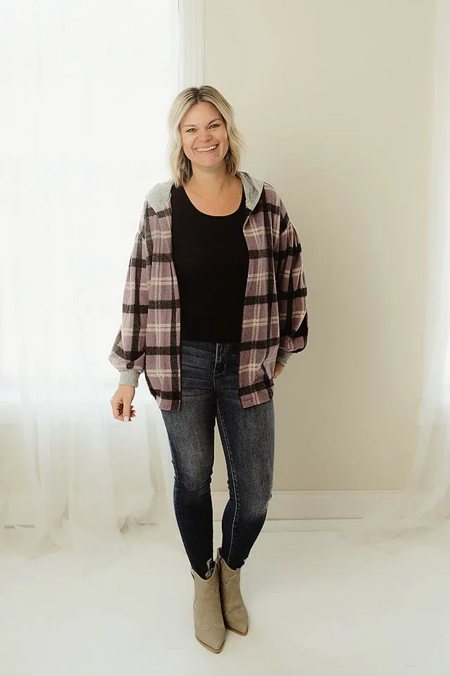 Checkered Hoodie Jacket