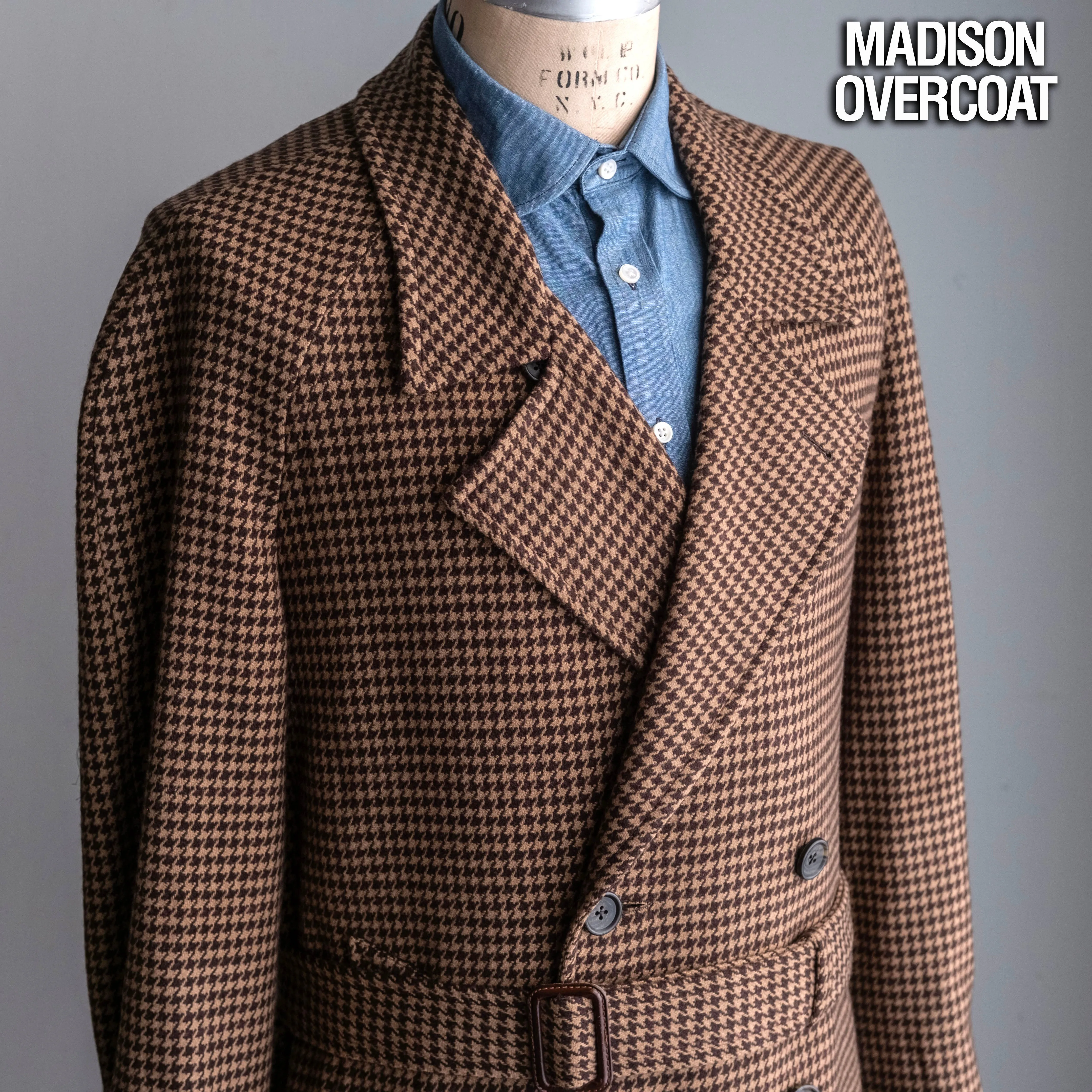 Custom Overcoats Fox Brothers Tweed