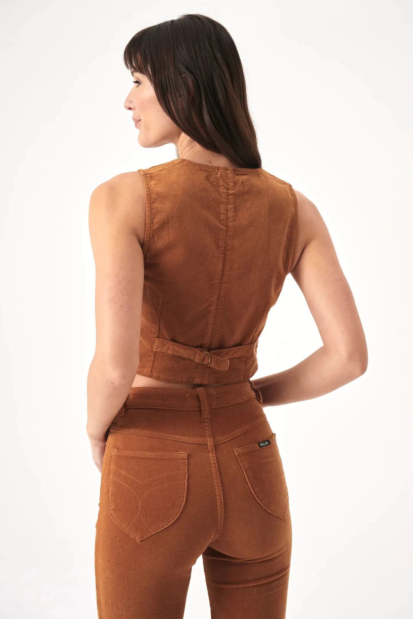 Dallas Vest | Tan Cord