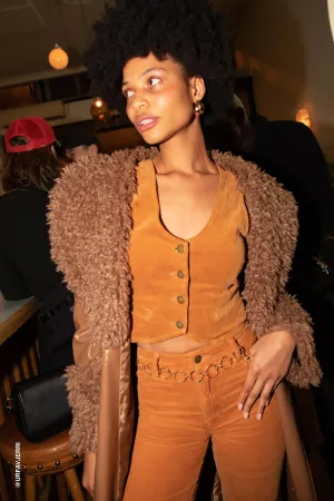 Dallas Vest | Tan Cord