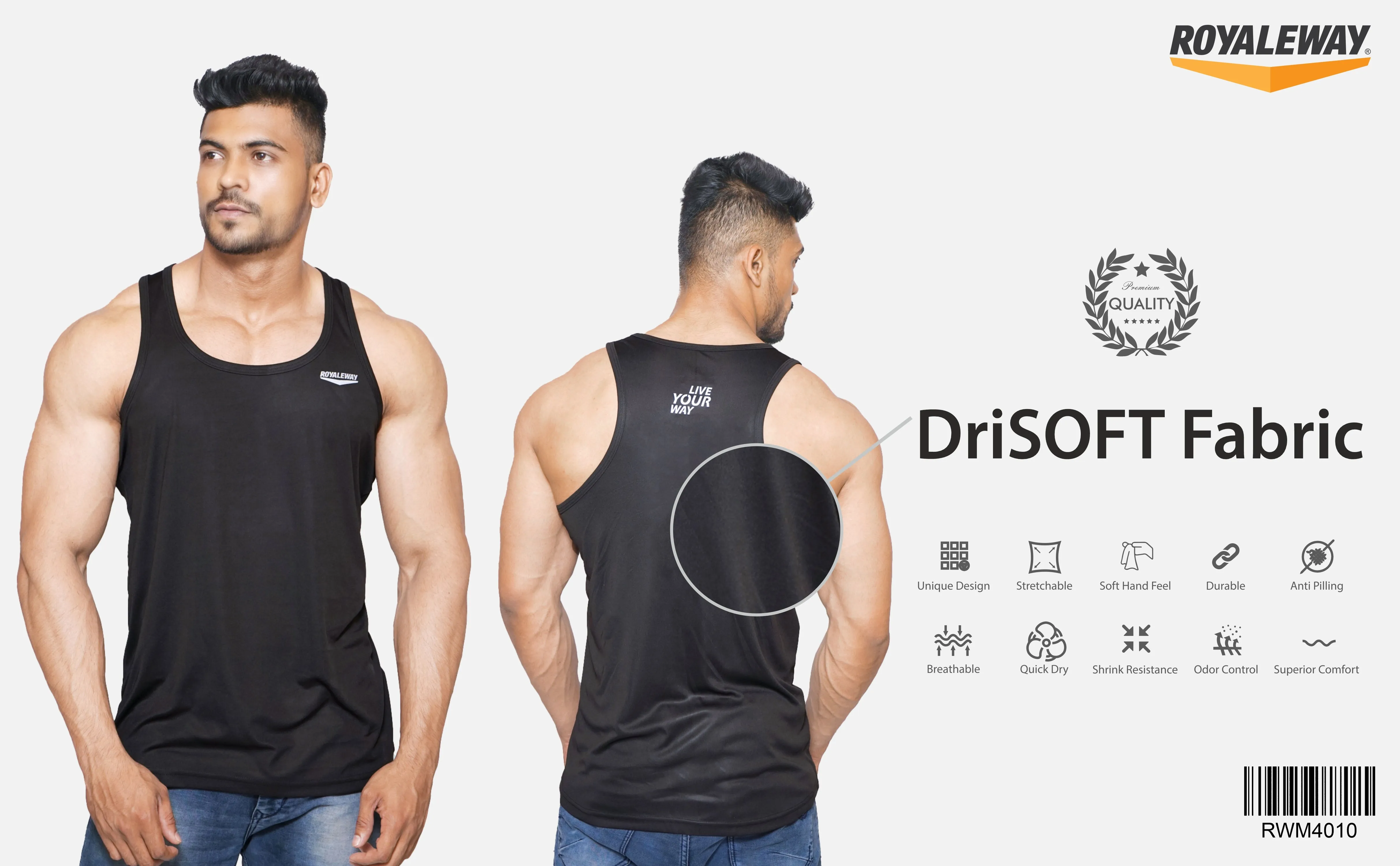 DriSOFT Black Vest RWM4010