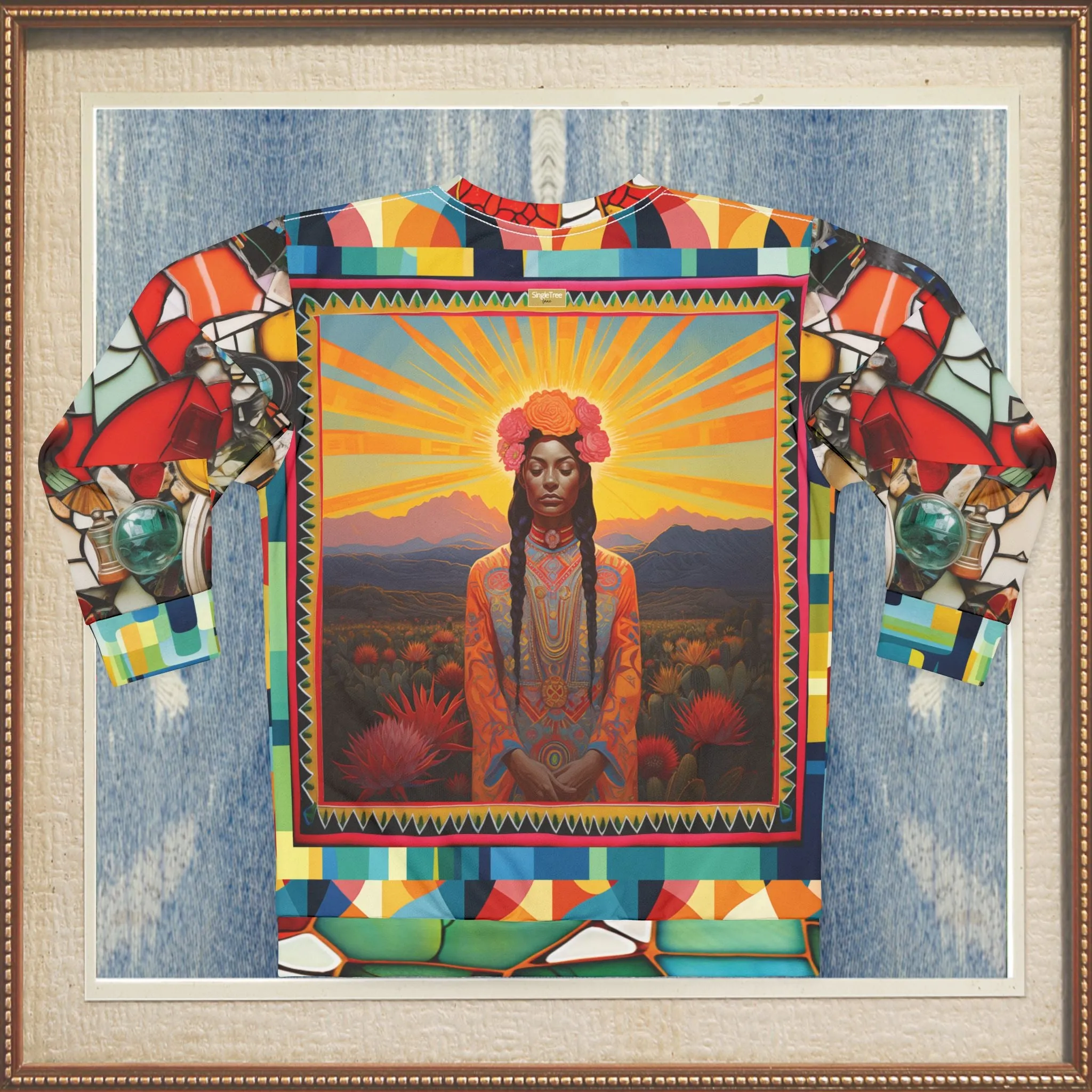 Goddess of the Harvest Mexican Chicomecōātl Unisex Sweatshirt (Gold Label)
