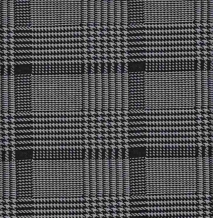 HEAVY KNIT JACQUARD HOUNDSTOOTH PLAID N NOV-PLD0069