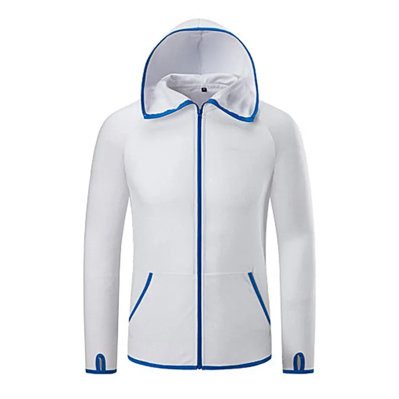 Ice Silk Waterproof Hooded Jackets