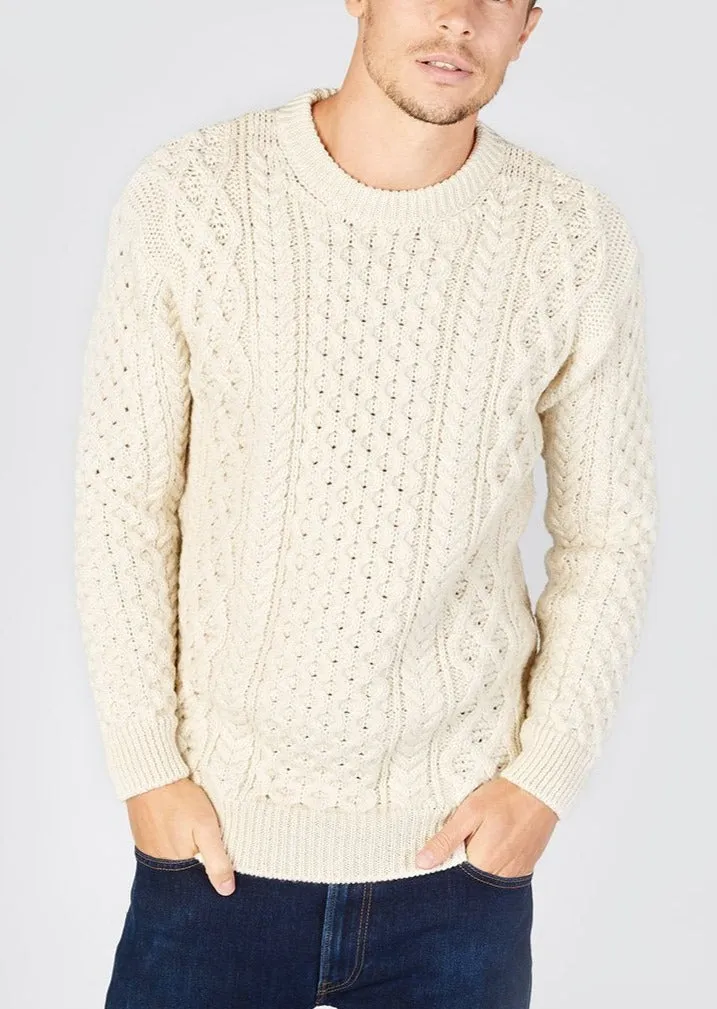 IrelandsEye Aran Sweater | Natural