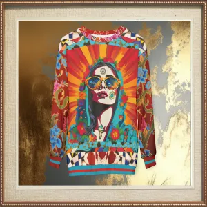 JC Superstar of the 5th Dimension Mid-Weight Polyester Unisex Sweatshirt (Gold Label)