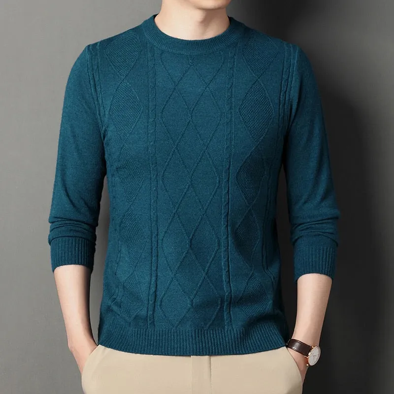 Long-sleeved Knitted Youth Thick Sweater Pullover