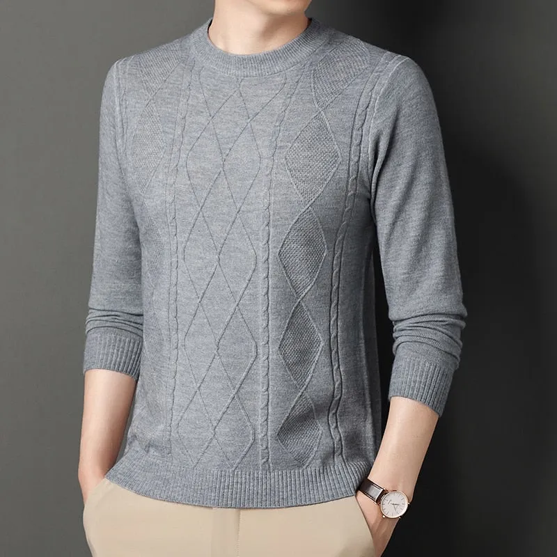 Long-sleeved Knitted Youth Thick Sweater Pullover