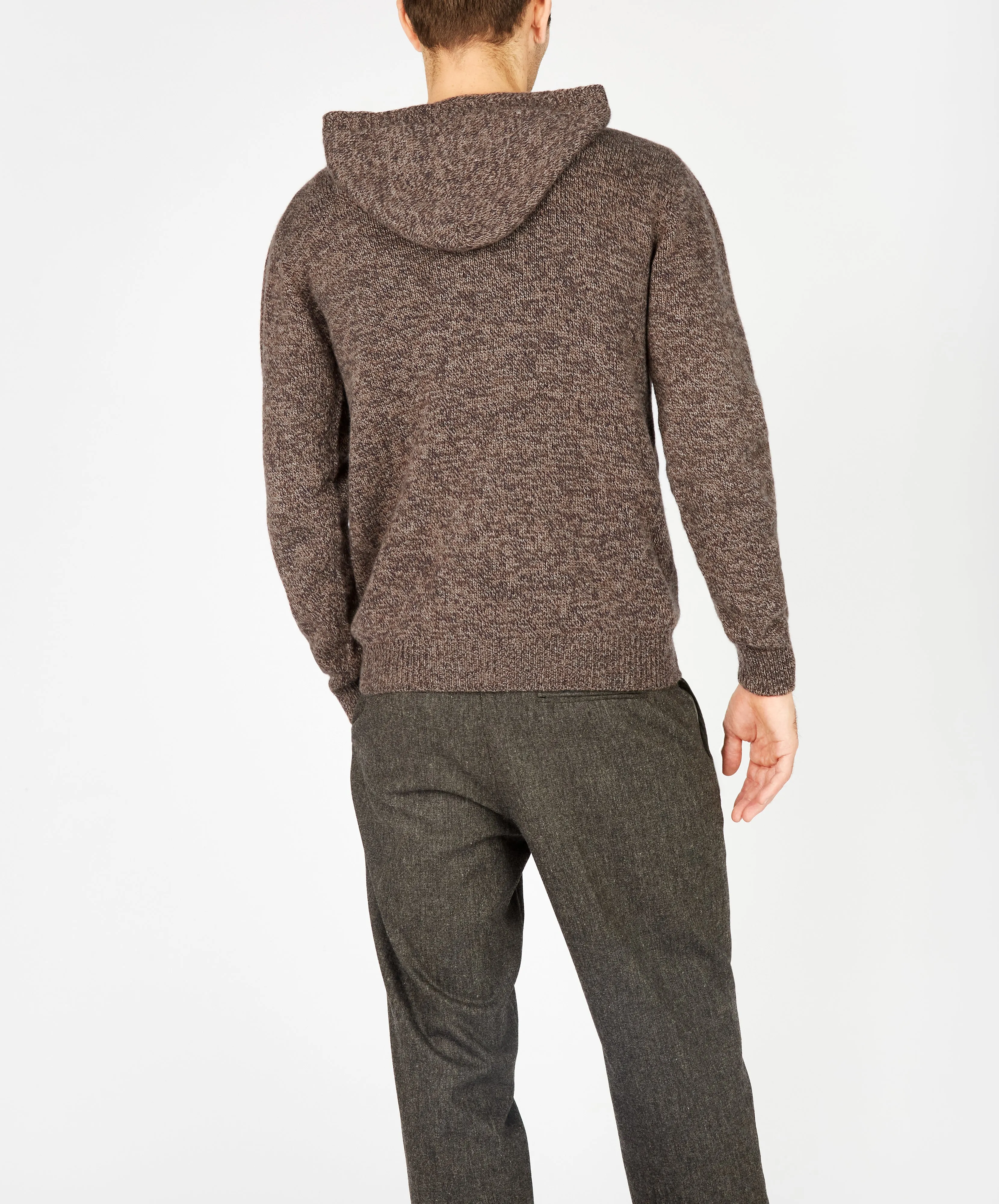 Luxe Jersey Hoodie Shadow Marl