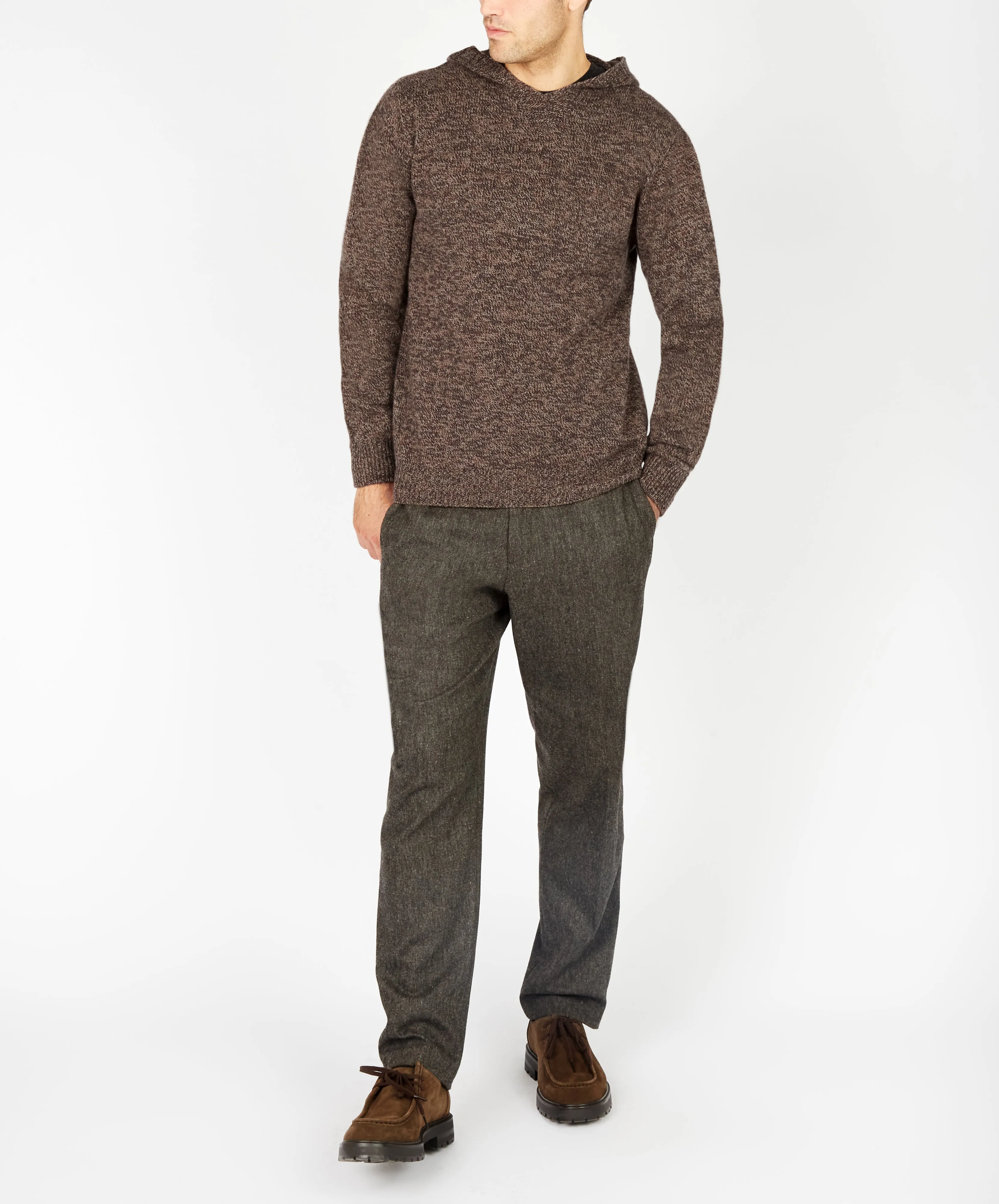 Luxe Jersey Hoodie Shadow Marl