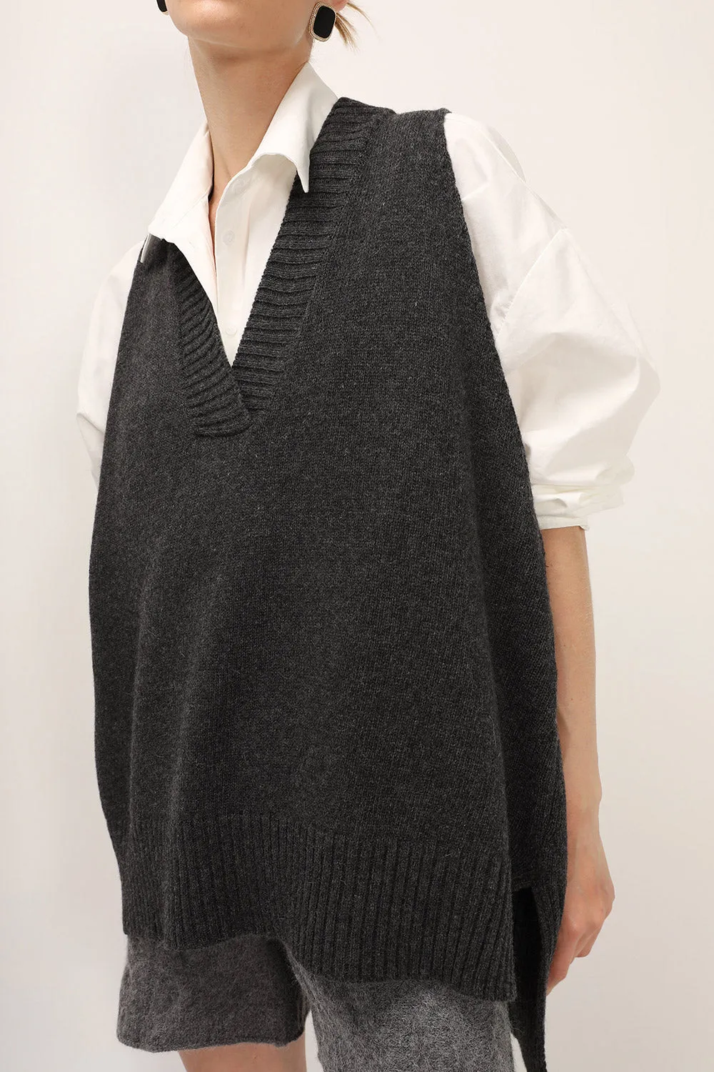 Lyla Oversized Knit Vest