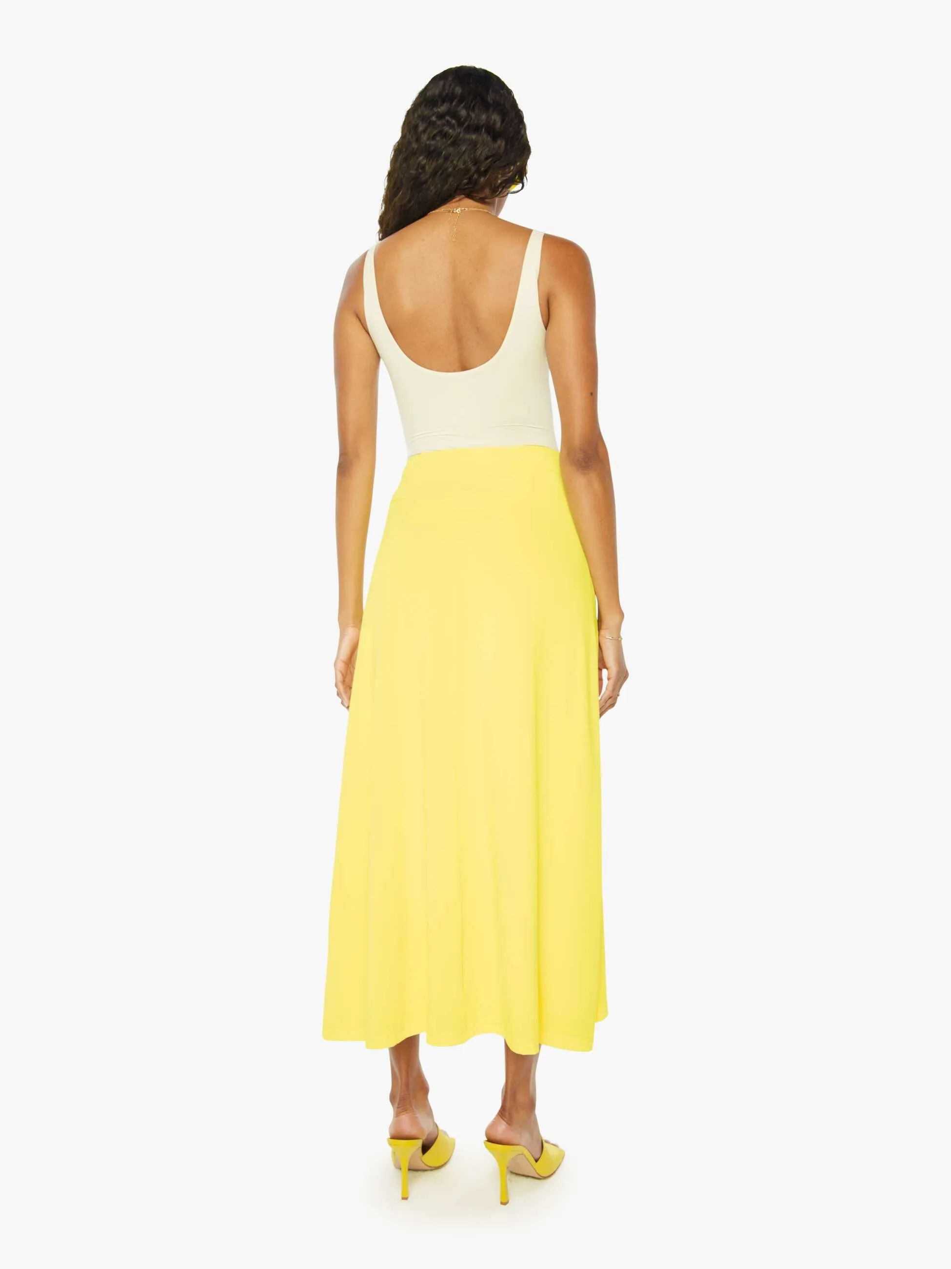 Maria Cher Noel Long Skirt - Yellow