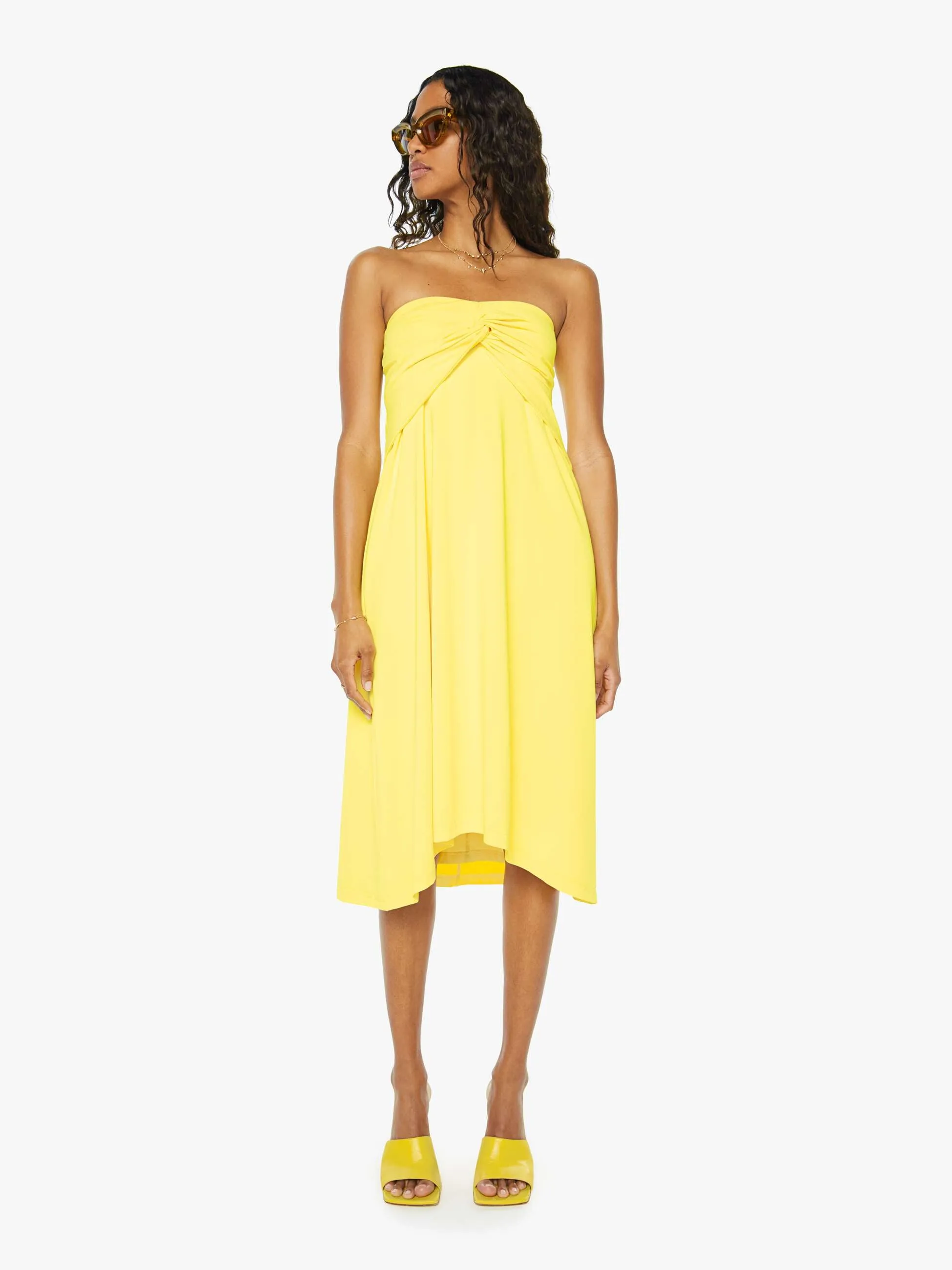 Maria Cher Noel Long Skirt - Yellow