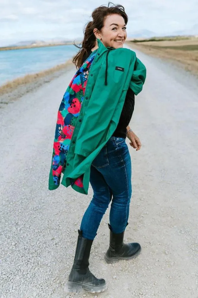 Moke Billie Raincoat Emerald Puddles