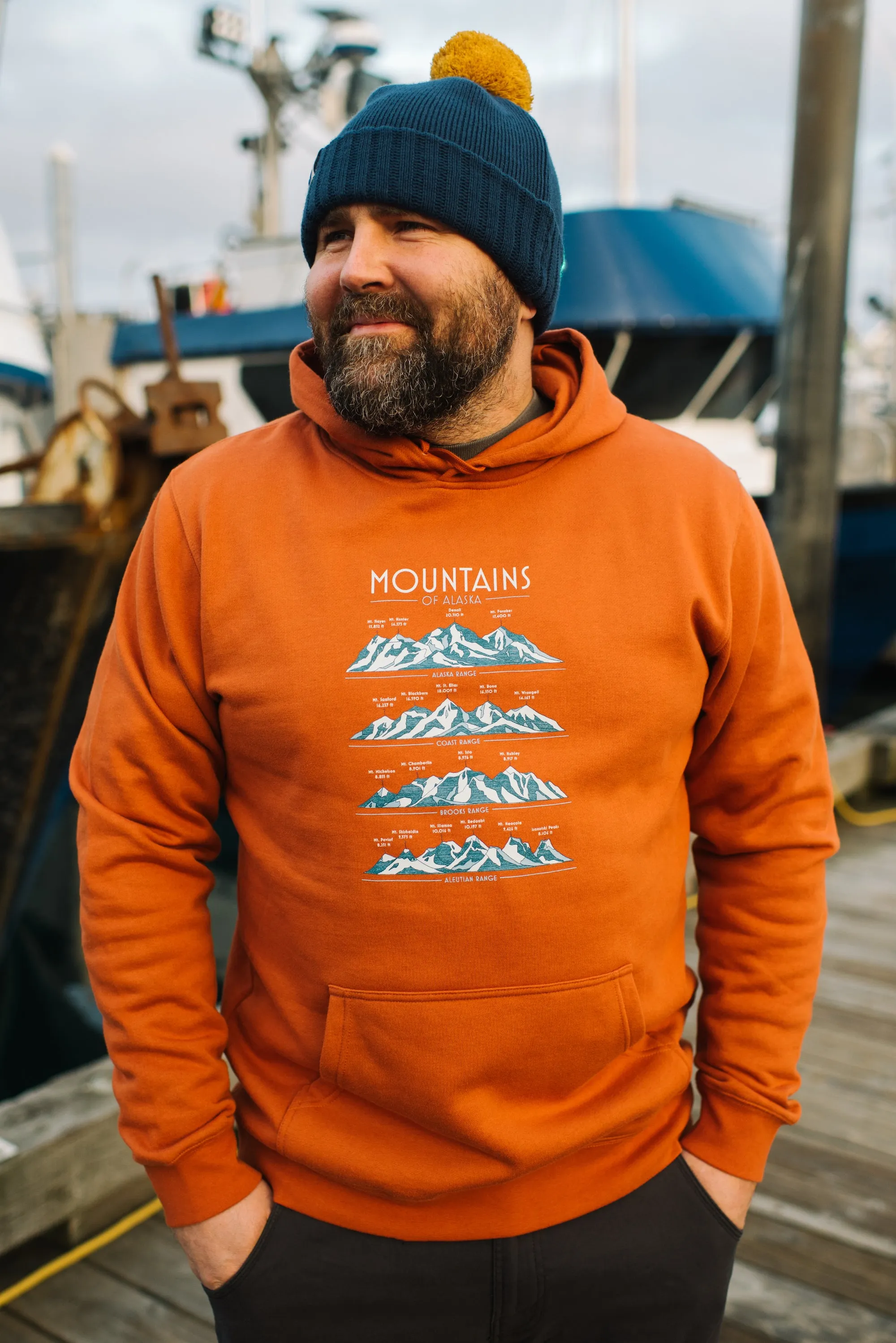 Mountains of Alaska Pullover Hoodie