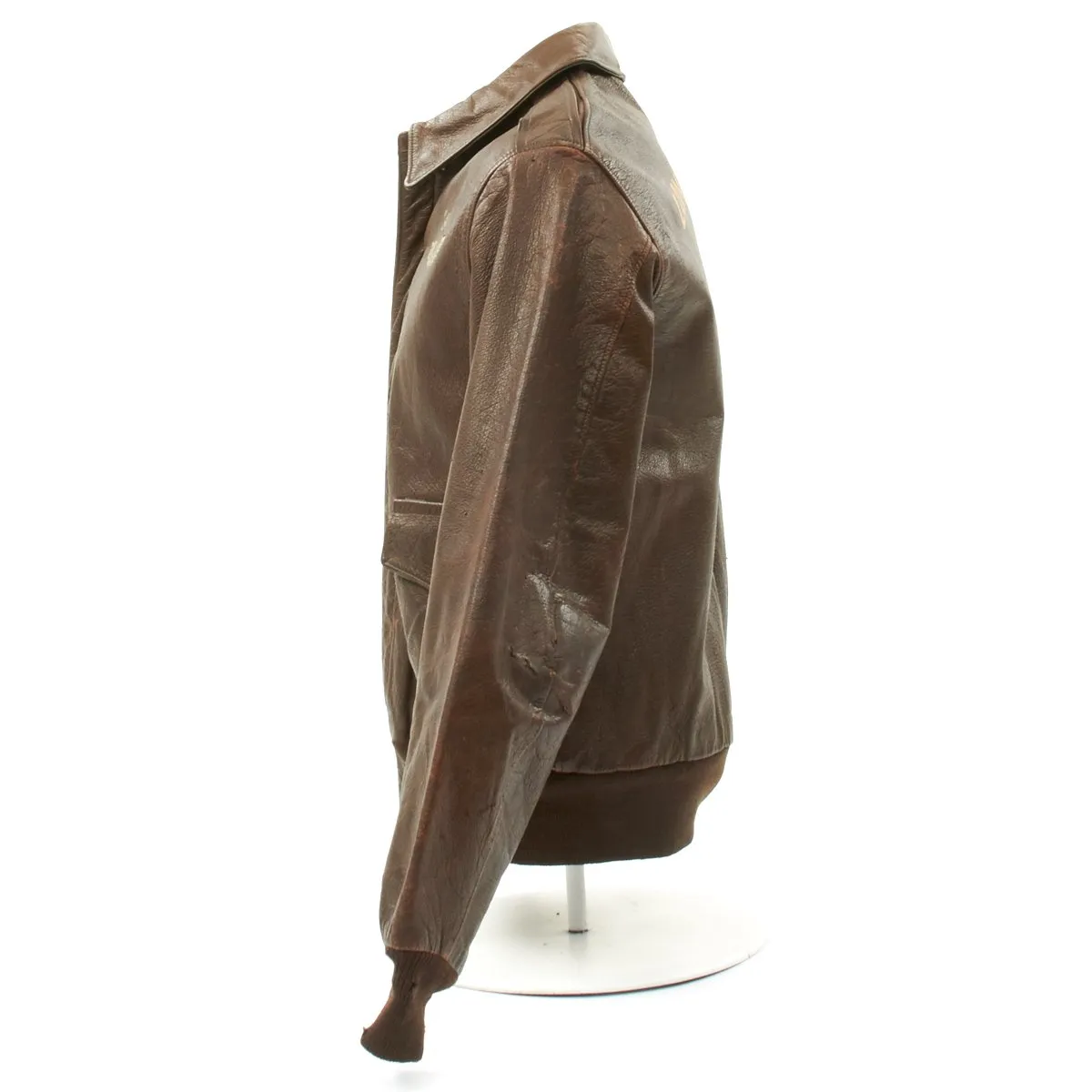 Original U.S. WWII Long Rangers 371st Bomb Squadron A-2 Flight Jacket