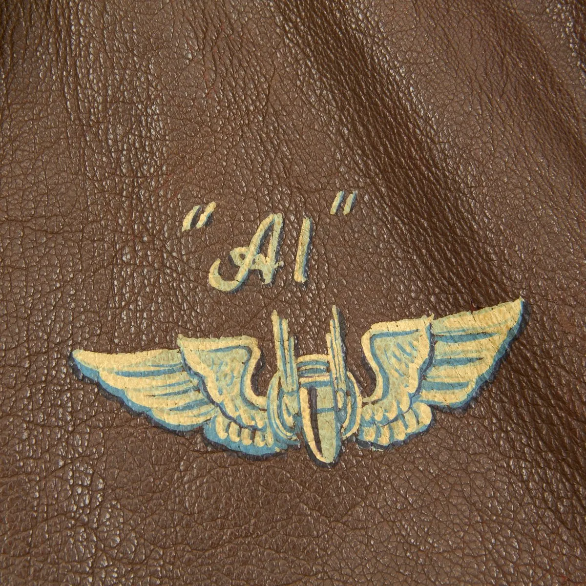 Original U.S. WWII Long Rangers 371st Bomb Squadron A-2 Flight Jacket