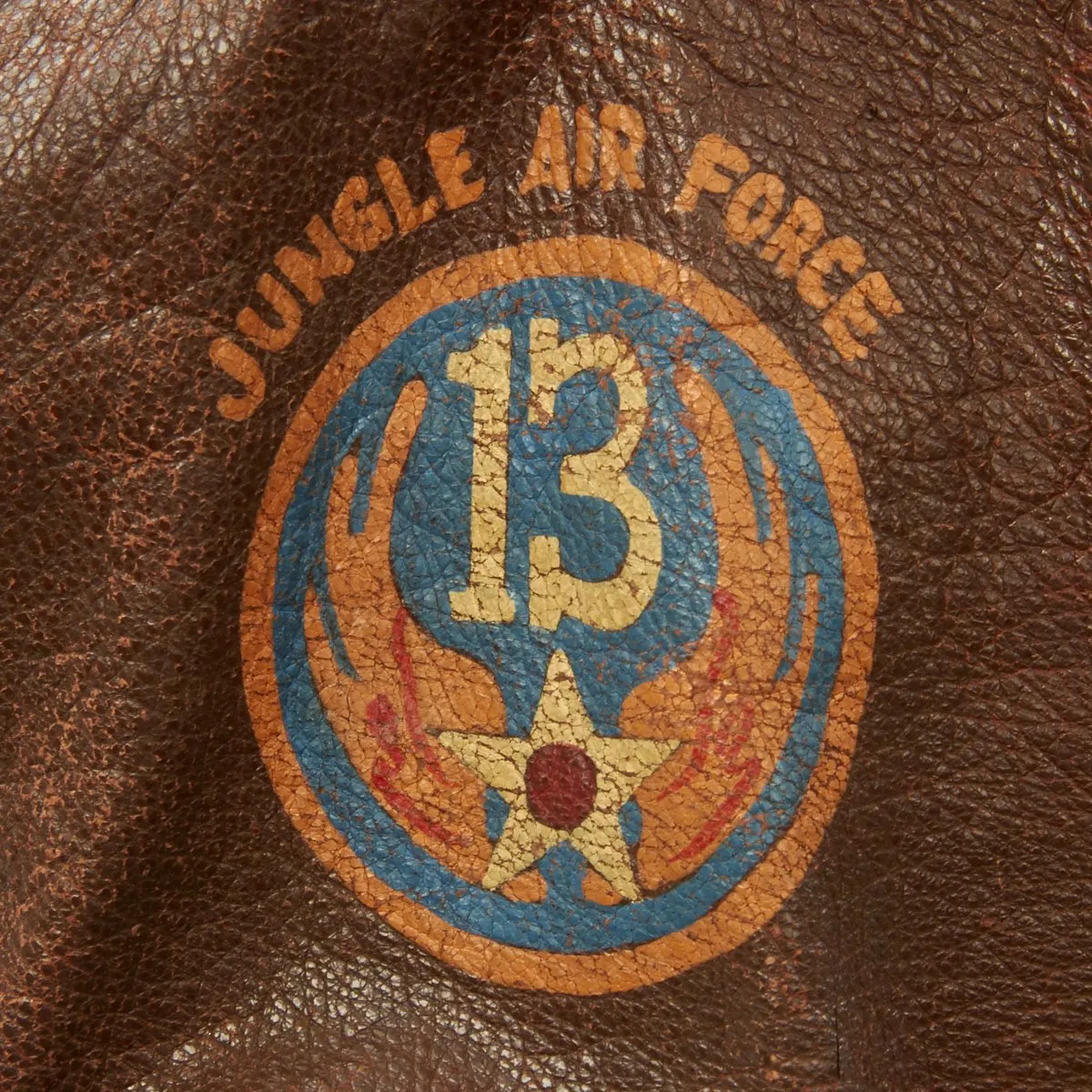 Original U.S. WWII Long Rangers 371st Bomb Squadron A-2 Flight Jacket