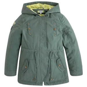 Pepe Jeans Teen Girls Jazz Jr Coat Leaf Green