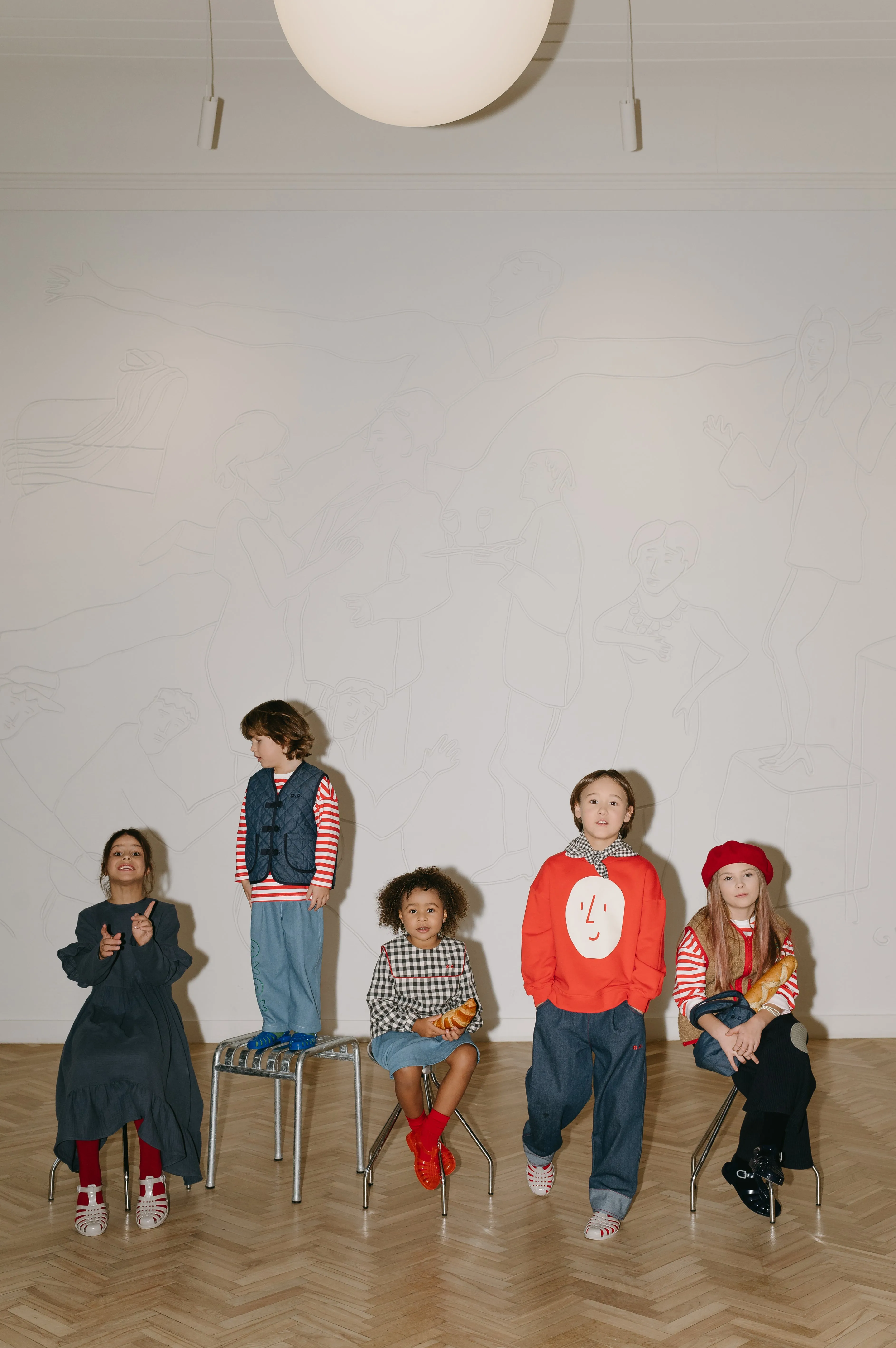 Potato Face Kid’s Sweatshirt - Red