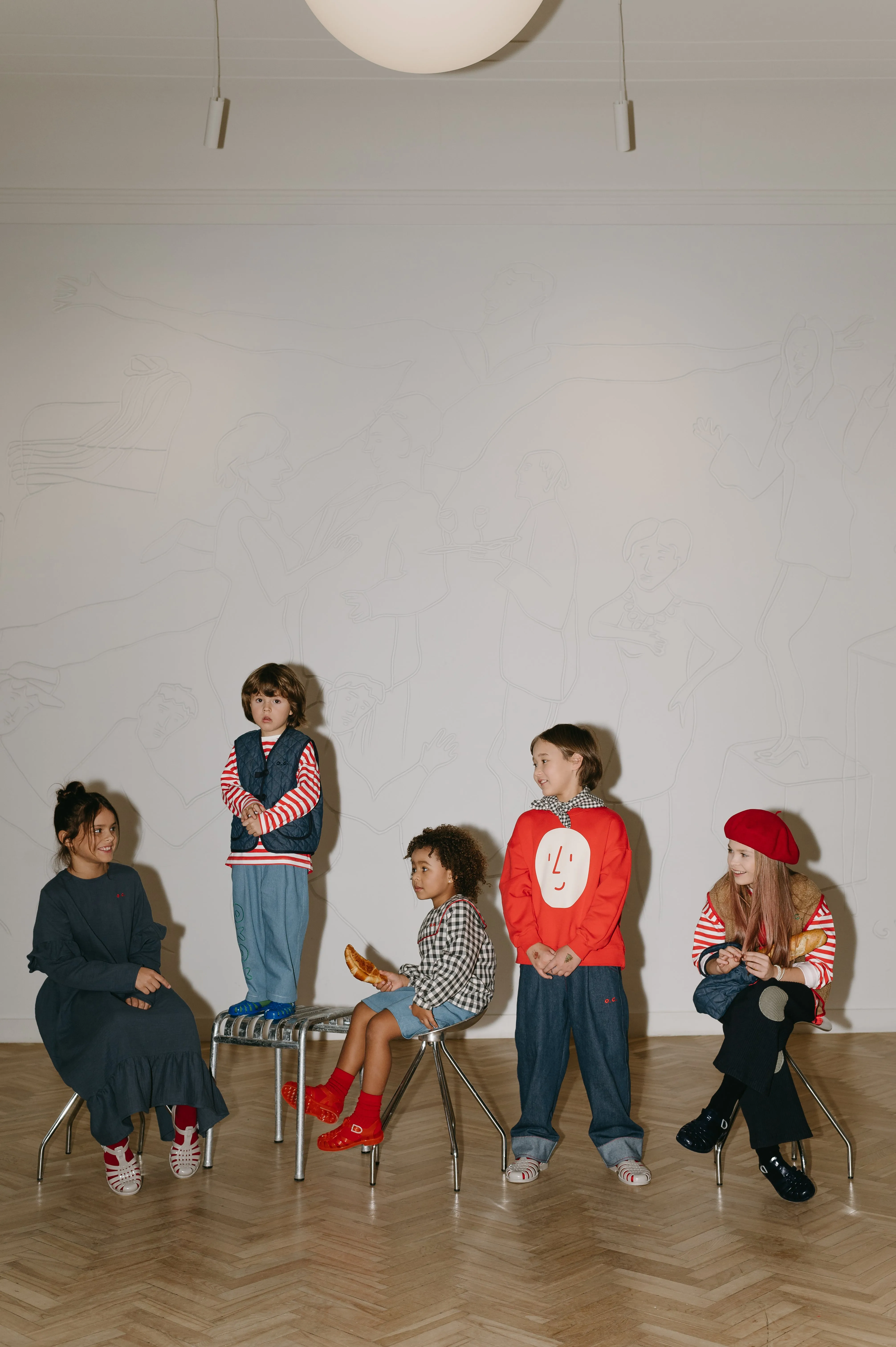 Potato Face Kid’s Sweatshirt - Red