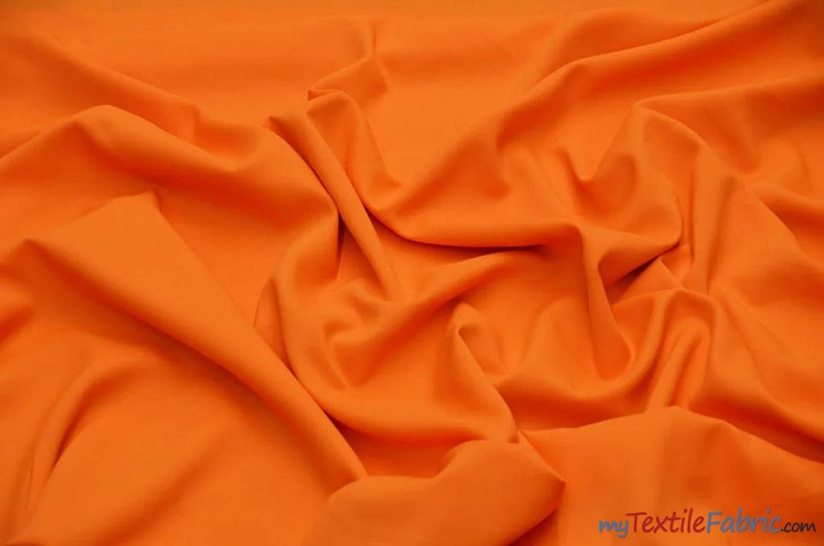 Scuba Double Knit Fabric | Basic Wrinkle Free Polyester Fabric with Mechanical Stretch | 60" Wide | Multiple Colors | Poly Knit Fabric |