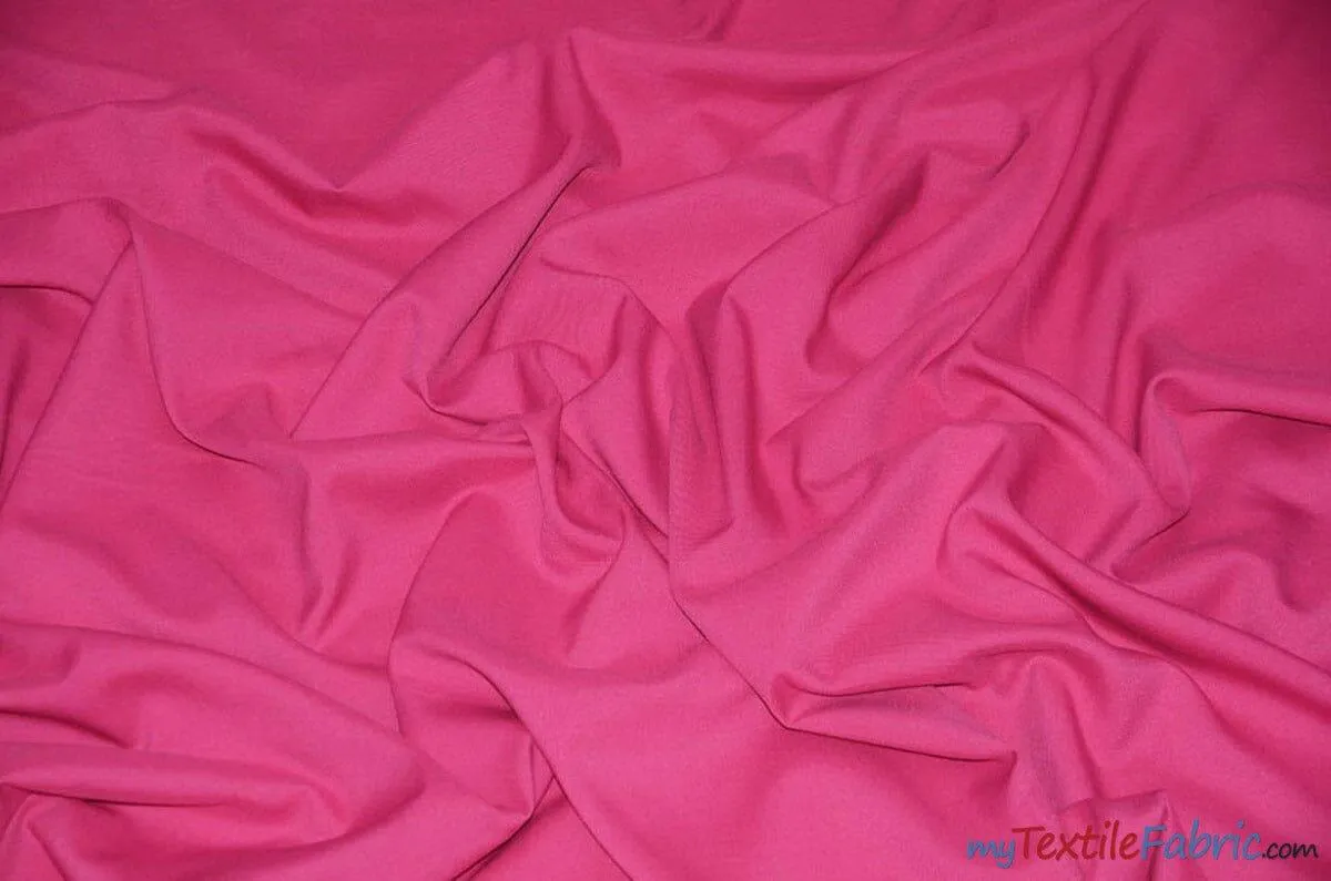 Scuba Double Knit Fabric | Basic Wrinkle Free Polyester Fabric with Mechanical Stretch | 60" Wide | Multiple Colors | Poly Knit Fabric |
