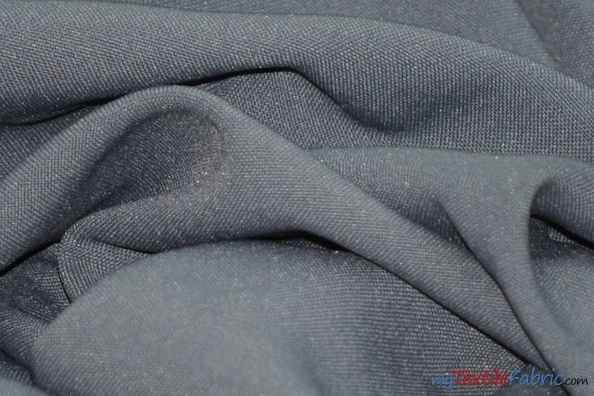 Scuba Double Knit Fabric | Basic Wrinkle Free Polyester Fabric with Mechanical Stretch | 60" Wide | Multiple Colors | Poly Knit Fabric |