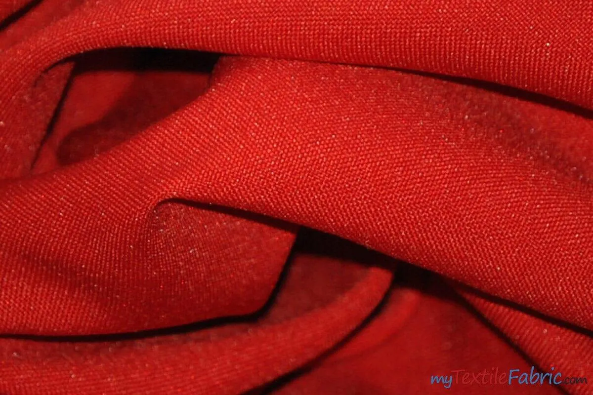 Scuba Double Knit Fabric | Basic Wrinkle Free Polyester Fabric with Mechanical Stretch | 60" Wide | Multiple Colors | Poly Knit Fabric |