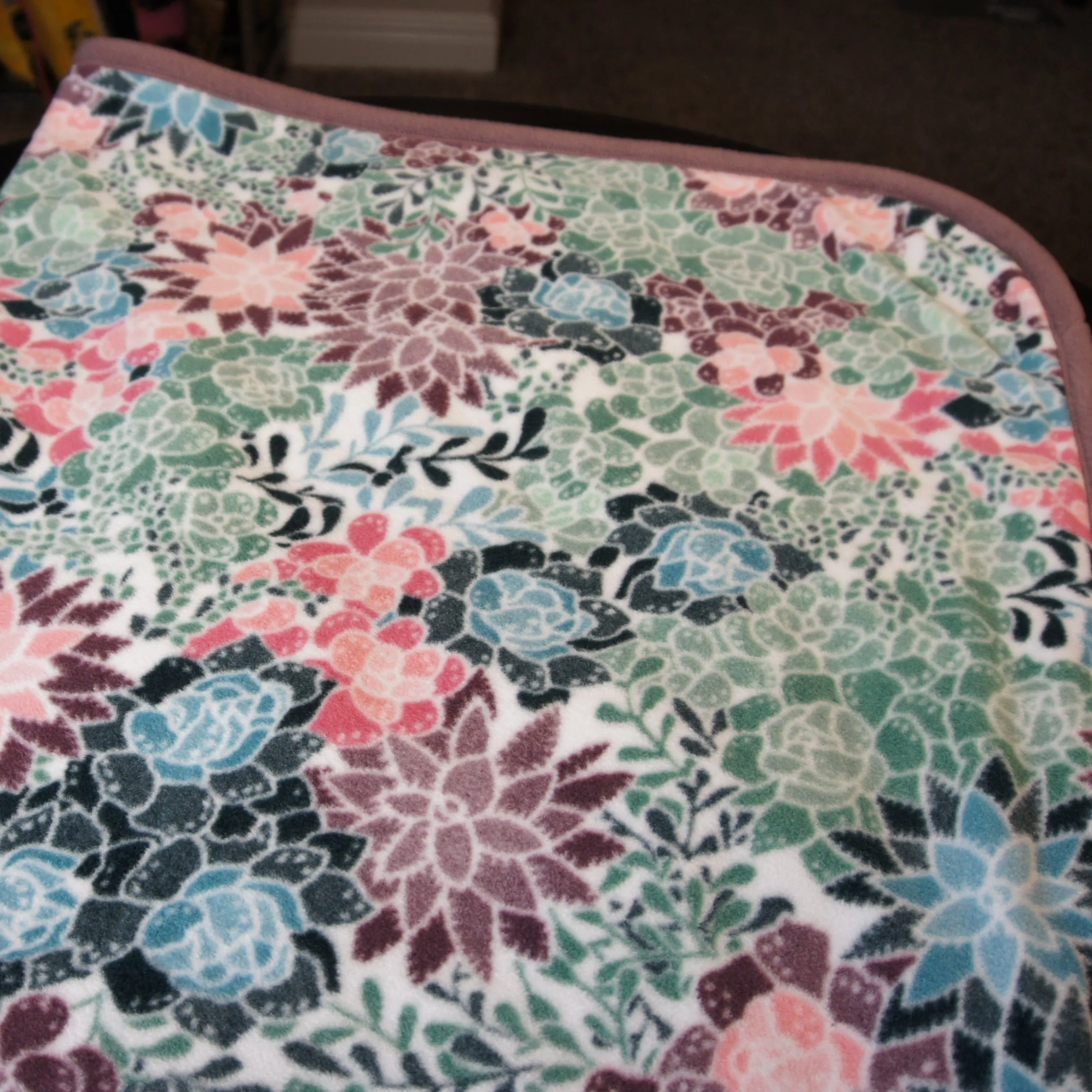 Throws - Road Trip - Adult - Accent - Succulent Flowers