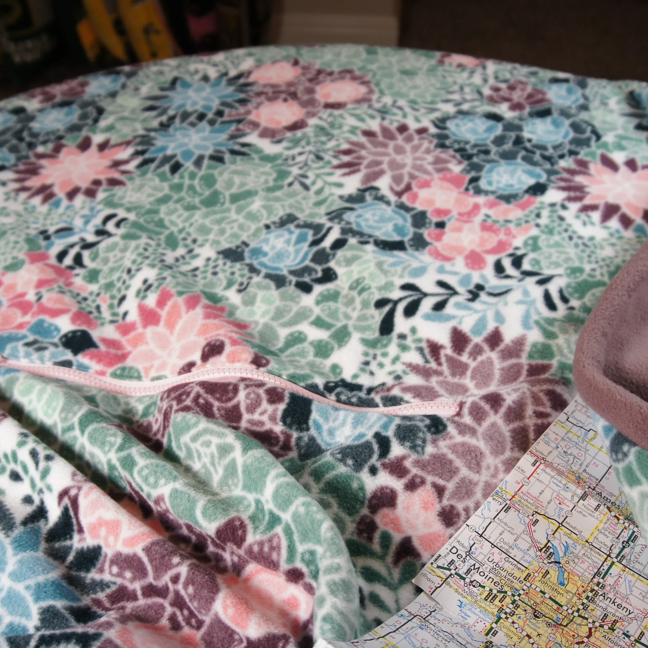 Throws - Road Trip - Adult - Accent - Succulent Flowers