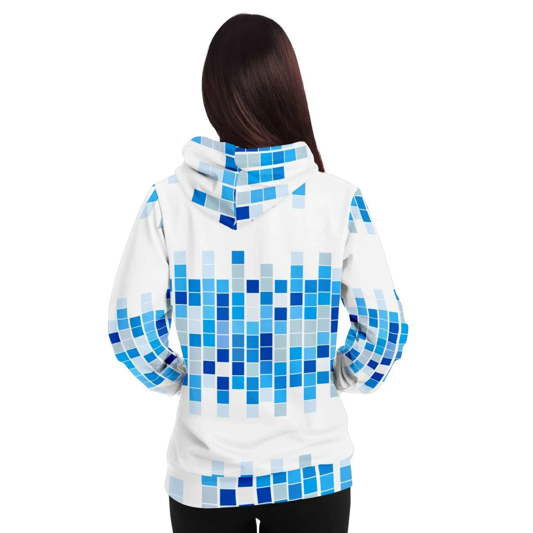 Uniquely You Womens Hoodie - Pullover Sweatshirt - Graphic / Blue