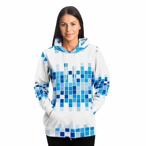 Uniquely You Womens Hoodie - Pullover Sweatshirt - Graphic / Blue